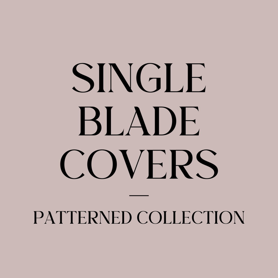 Patterned Range Single Fan Blade Cover