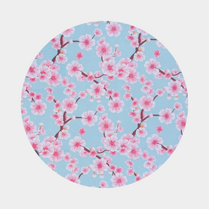 Cherry blossom/Sakura flowers on a pale blue background