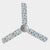 Fabric ceiling fan blade covers on a 3 blade ceiling fan with the design of jungle animals