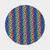Rainbow Leopard print fabric swatch