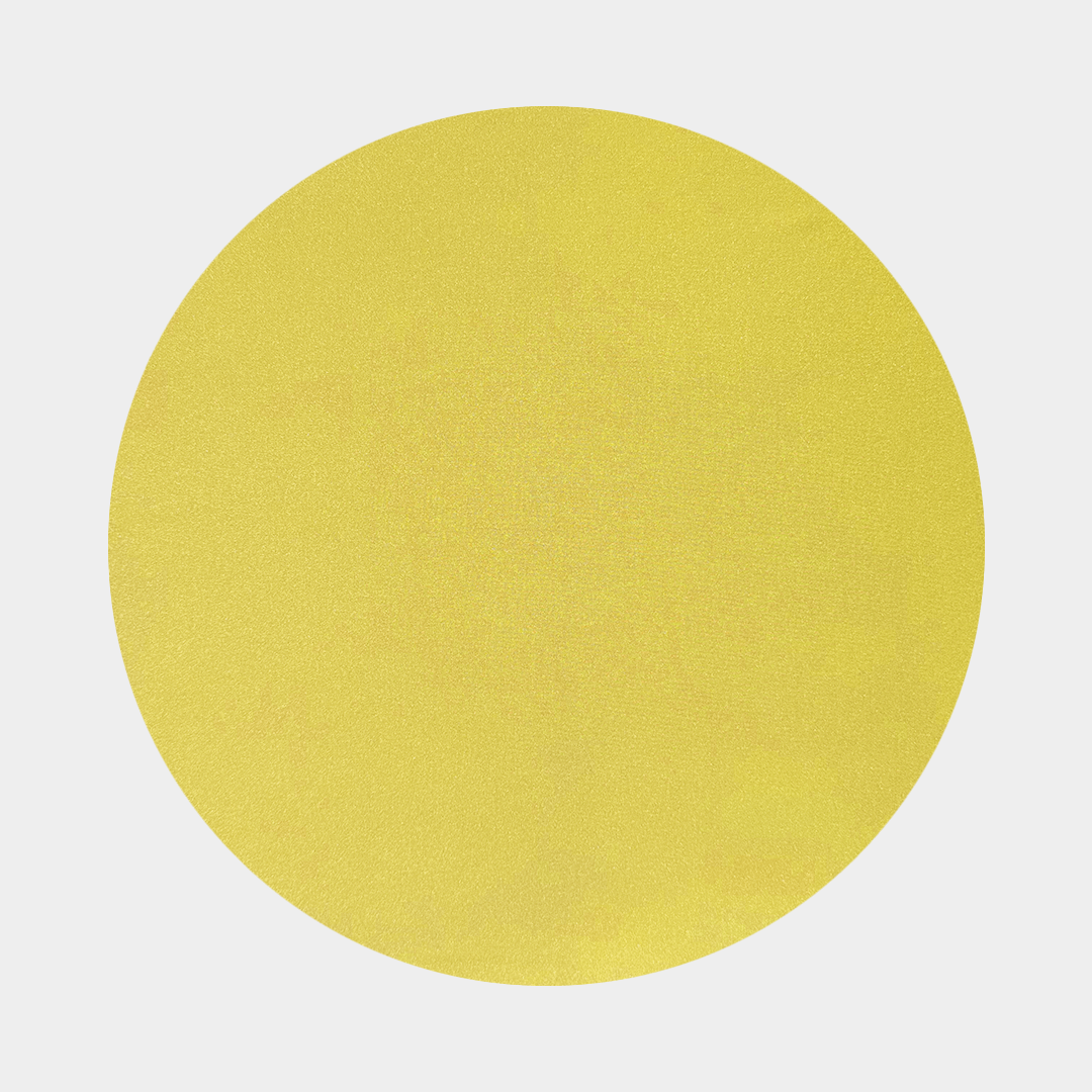 Picture of the Sunshine Shimmer fabric.  A bright yellow with a shimmer to it.