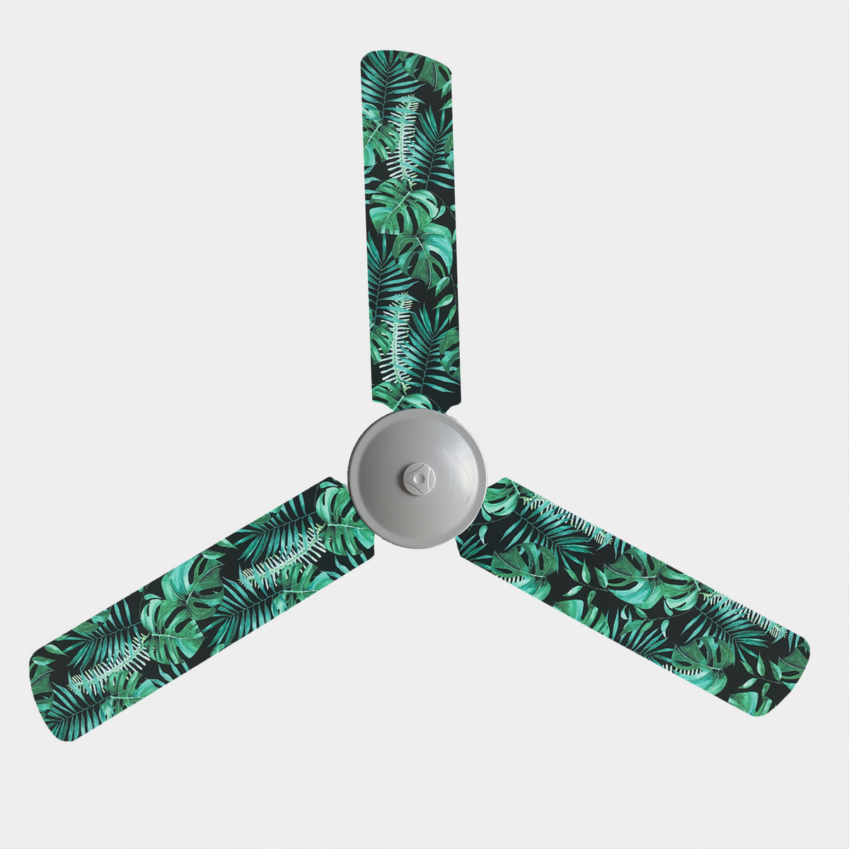 Black Green Oasis | Handmade Ceiling Fan Blade Covers - Fan Friends